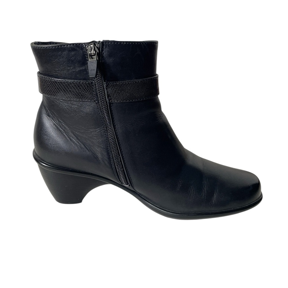 Dansko Margo black leather wedge ankle boots size EU 41 US 11 - Picture 4 of 9